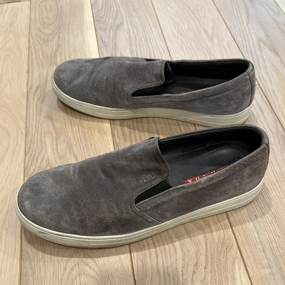 Prada Sport suede slip on sneakers size 10 - Picture 4 of 5